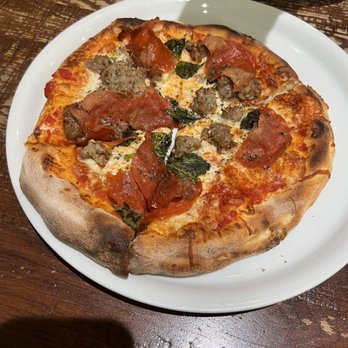 California Pizza Kitchen - Sausage and pepperoni pizza - Pizza Near Me - Arcadia, California California Pizza Kitchen - Sausage and pepperoni pizza - Pizza Near Me - Arcadia, California