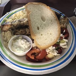 Greek Food Festival - Chicken Souvlaki Plate ($16)