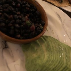 Su Casa - Our sides-Black beans and avocado.