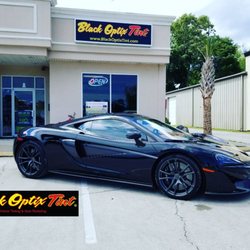 Black Optix Tint - The Black Optix Tint® team just finished tinting this beautiful 2017 McLaren now time for the  Paint Protection Film!