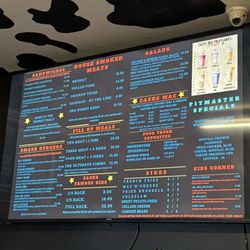 Zack’s Texas Style BBQ - Menu