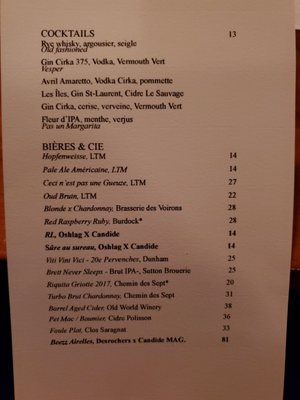 Menu photo 3 Candide Montreal, QC