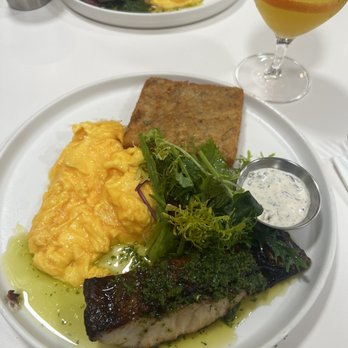 Yang’s Kitchen - Breakfast plate with barramundi and Oolong spritz - Asian Fusion Near Me - Alhambra, California Yang’s Kitchen - Breakfast plate with barramundi and Oolong spritz - Asian Fusion Near Me - Alhambra, California