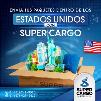 Super Cargo - Ahora tus envíos llegan dentro de los Estados Unidos de forma segura. - Couriers & Delivery Services Near Me - Revere, Massachusetts Super Cargo - Ahora tus envíos llegan dentro de los Estados Unidos de forma segura. - Couriers & Delivery Services Near Me - Revere, Massachusetts