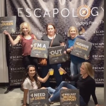 Escapology - Friends, Family, and Positive Vibes!! We escaped!! Thank you Lydia!! You were hands down the best host!! We appreciate you so much! - Escape Games Near Me - Dallas, Texas Escapology - Friends, Family, and Positive Vibes!! We escaped!! Thank you Lydia!! You were hands down the best host!! We appreciate you so much! - Escape Games Near Me - Dallas, Texas