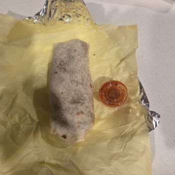 Los 2 Paquitos - $12 burrito.  Smaller than a child's hand. - Mexican Near Me - Eugene, Oregon