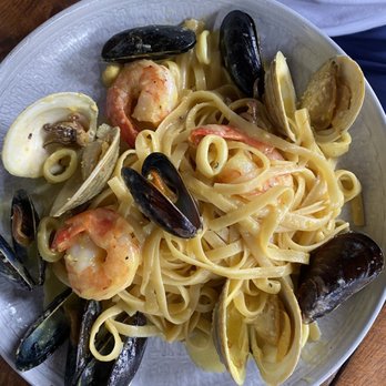 White Radish - Seafood tagliatelle - New American Near Me - Forest Hills, New York