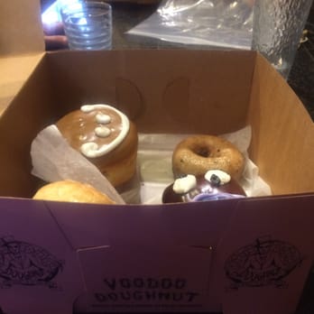 Voodoo Doughnut - Cool purple box - Donuts Near Me - Denver, Colorado Voodoo Doughnut - Cool purple box - Donuts Near Me - Denver, Colorado