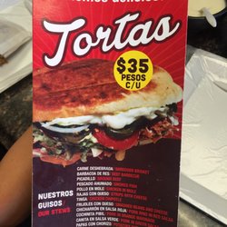 Doña Gordita - Torta menu