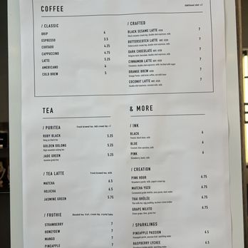 Dr.ink - Menu - Coffee & Tea Near Me - San Jose, California Dr.ink - Menu - Coffee & Tea Near Me - San Jose, California