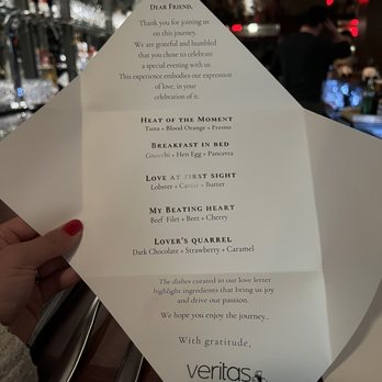 Veritas - Valentine's Day 2022 Menu - Cocktail Bars Near Me - Columbus, Ohio Veritas - Valentine's Day 2022 Menu - Cocktail Bars Near Me - Columbus, Ohio