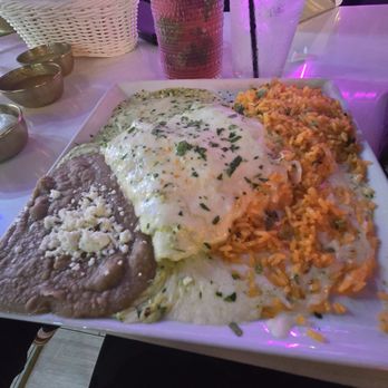 Tequila 45 - Enchiladas Suizas (Chicken) - Tex-Mex Near Me - Houston, Texas Tequila 45 - Enchiladas Suizas (Chicken) - Tex-Mex Near Me - Houston, Texas