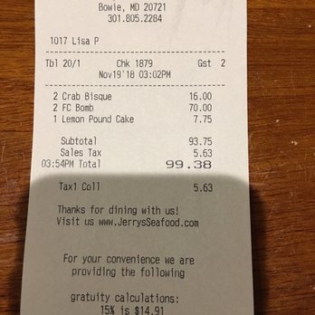 Jerry's Seafood - Seafood Near Me - Bowie, Maryland