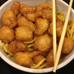 Good World Takeaways - Honey chicken noodles