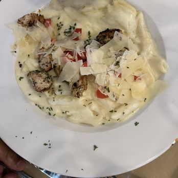 The Lighthouse - Penne Alfredo with grilled chicken - New American Near Me - Seneca, South Carolina
