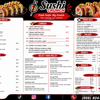 Sushi Crunch - Food Trucks Near Me - Mission, Texas Sushi Crunch - Food Trucks Near Me - Mission, Texas