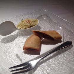Relais Princesse Maria Leczinska - Couscous with curry lamb spring roll