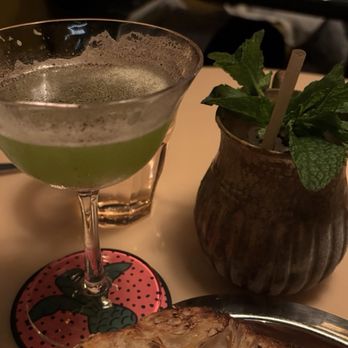 La' Shukran - Filfil (left) and Jaffa cocktails, $21 each - Middle Eastern Near Me - Washington, DC, District of Columbia