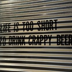 Dividing Creek Beer - Brewery Sign