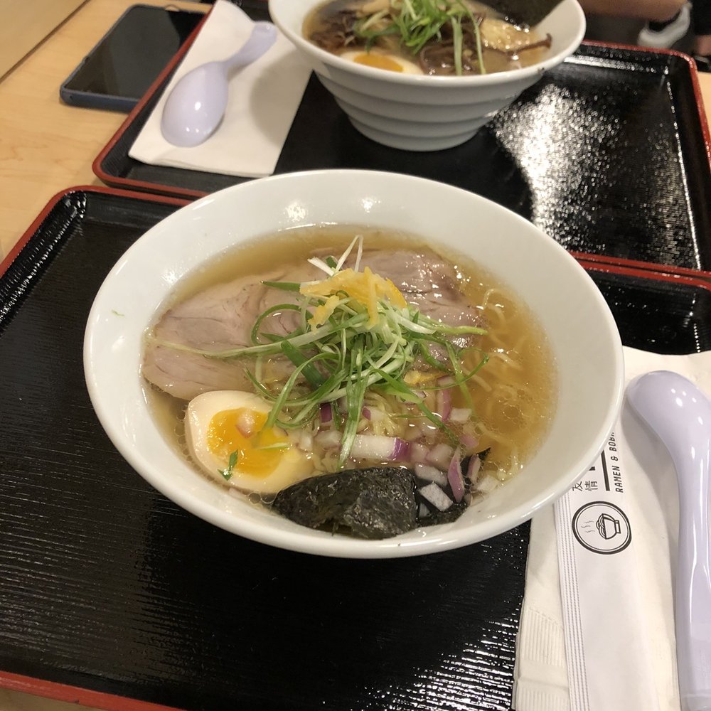 Yujo - Yuzu Signature and my friend got Black Garlic - Ramen Near Me - Indianapolis, Indiana