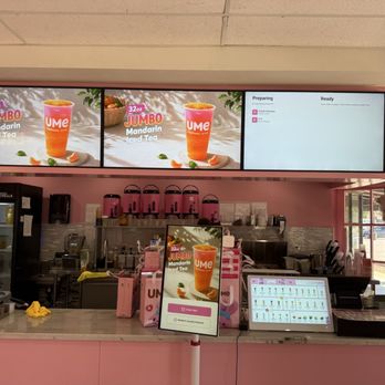 Ume Tea - Ume ordering counter - Bubble Tea Near Me - Sacramento, California Ume Tea - Ume ordering counter - Bubble Tea Near Me - Sacramento, California