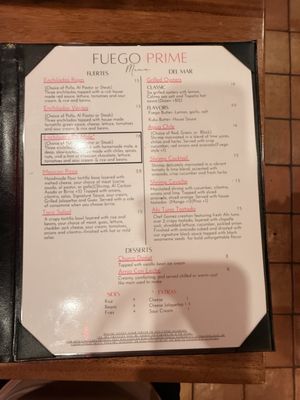Menu photo 3 Fuego Prime Lodi, CA