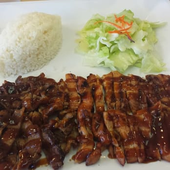 Kami Teriyaki - Really nice plating for the chicken & pork combo. Too bad the meat was over cooked a bit dry. - Japanese Near Me - Kirkland, Washington Kami Teriyaki - Really nice plating for the chicken & pork combo. Too bad the meat was over cooked a bit dry. - Japanese Near Me - Kirkland, Washington
