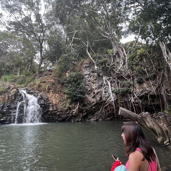 Twin Falls Trail - The first waterfall - Hiking Near Me - Haiku, Hawaii