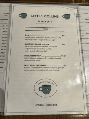Menu photo 3 Little Collins New York, NY Menu photo 3 Little Collins New York, NY