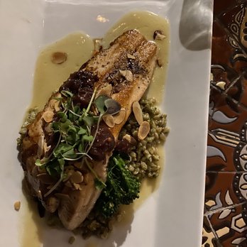 Cliffside Restaurant - Almond crusted trout - American Near Me - St George, Utah
