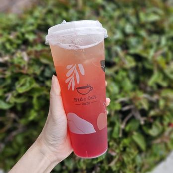 Hide Out Cafe - Gummy Bear Tea - Cafes Near Me - Rowland Heights, California