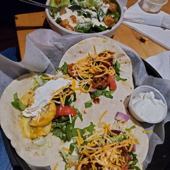 Republic Social House - Shrimp Tacos & a Cesar Salad - American Near Me - Atlanta, Georgia
