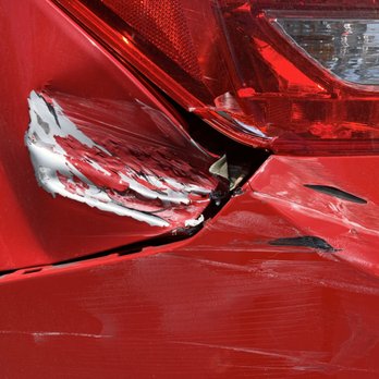 Greensky Auto Collision - Before (hit and run damage) - Auto Repair Near Me - Irvine, California