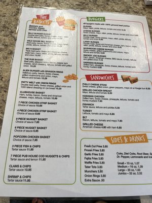 Menu photo 1 Billy Burgers Drive In Wilbur, WA Menu photo 1 Billy Burgers Drive In Wilbur, WA
