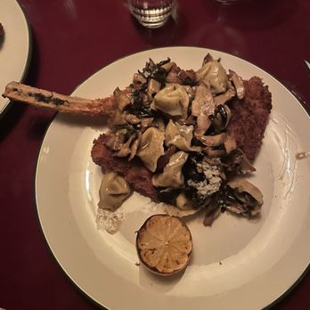 Capri - Tortellini ai fungi over a veal cutlet. Ask for Matt's dish. - Italian Near Me - Boston, Massachusetts
