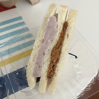 Cafe Mei - Taro Pork Sung Sandwich 芋泥肉鬆三明治 - Breakfast & Brunch Near Me - Fremont, California Cafe Mei - Taro Pork Sung Sandwich 芋泥肉鬆三明治 - Breakfast & Brunch Near Me - Fremont, California