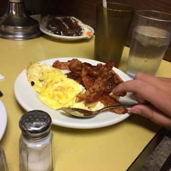 Schwalm's Restaurant - 2 eggs and a nice pile of baccon - Diners Near Me - Lebanon, Pennsylvania