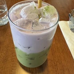 Iced Ube Matcha Iced Ube Matcha