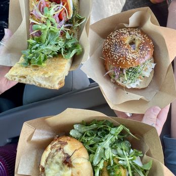 Birch & Alder - Burrata Sandwich, Cod Bagel, & French Onion Bialy - Cafes Near Me - Anchorage, Alaska