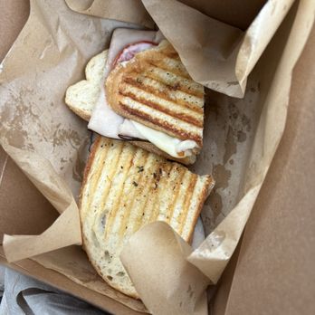 Jungle Byrd - This was what my sandwich looked like. The bread didn't even cover the meat and cheese. - Juice Bars & Smoothies Near Me - Peachtree City, Georgia