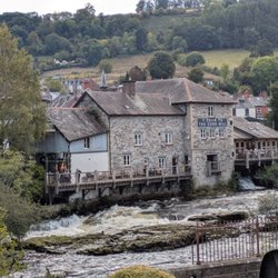 The Corn Mill - View of the restaurant from train station