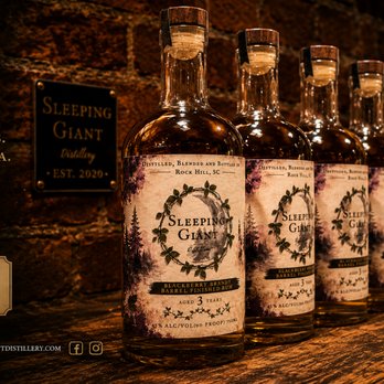 Sleeping Giant Distillery - Blackberry Brandy Barrel Finished Rum - Distilleries Near Me - Rock Hill, South Carolina Sleeping Giant Distillery - Blackberry Brandy Barrel Finished Rum - Distilleries Near Me - Rock Hill, South Carolina