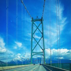 Incredible mountain views as you drive over the bridge heading into Vancouver!
