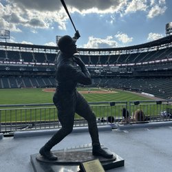 Rate Field - Best statue in the park!