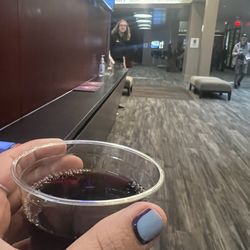 Diana Wortham Theatre - Wine and inside