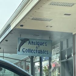 Blue Dolphin Antiques & Collectables - front door