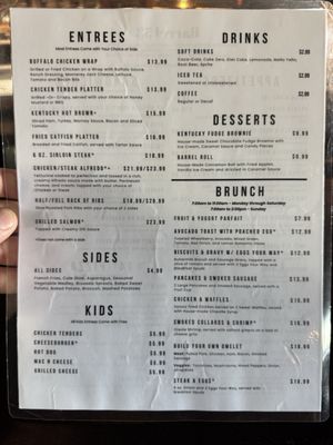 Menu photo 1 Barrel 53 Lexington-Fayette, KY