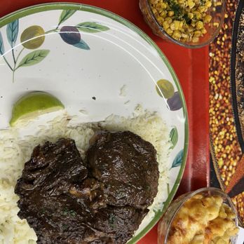 Jaguar's Spot - Ribeye Plate with rice, Mac and cheese and corn - American Near Me - Millbrook, Alabama Jaguar's Spot - Ribeye Plate with rice, Mac and cheese and corn - American Near Me - Millbrook, Alabama