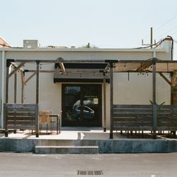 Vigilant Hope Roasting - The back of our shop with lots of free parking.