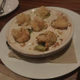 Lump Crab And Shrimp-Stuffed Mushrooms